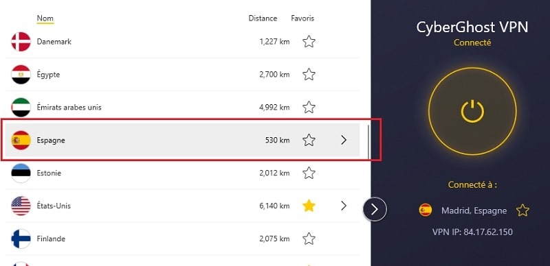 géolocalisation en Espagne