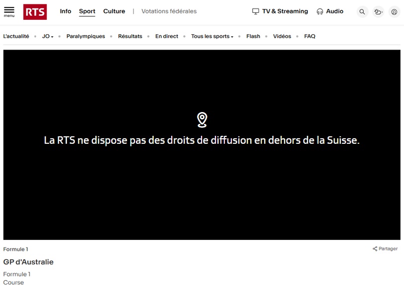 RTS bloqué en France